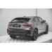 AU-Q3-2-SLINE-SB-RD1T+RD2 Накладка сплиттер на задний бампер на Q3 F3 Sportback S-Line